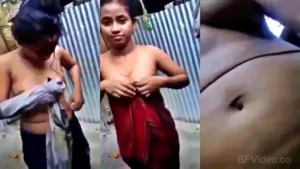 Bangla Teen Village Girl Showcasing Her Nude Body