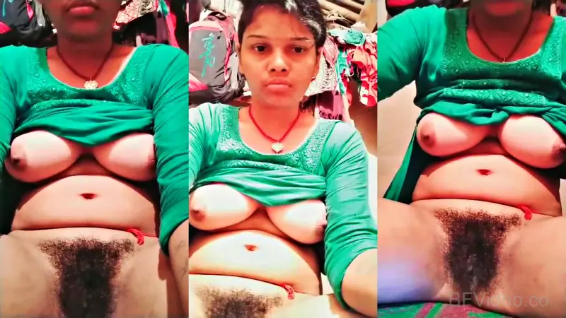 Bushy Pussy Village Girl Showing Her Body Parts