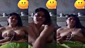 Busty Girl Boobs Show On Video Call Viral Show