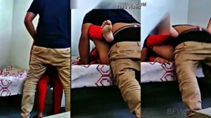 College Lovers Doggy Style Indian Fucking