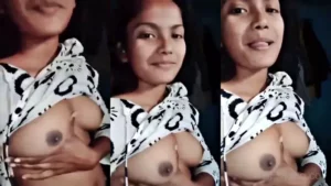 Cute Bangla College Girl Showing Her Boobs
