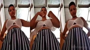 Cute Desi College Girl Striptease Selfie Video