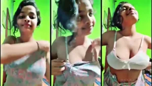 Cute Indian Girl Showing Her Big Boobs