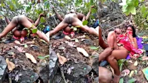 Dehati Couple Caught Fucking In Jungle
