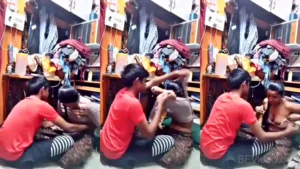 Desi Boobs Press And Sucking In Tailor Shop