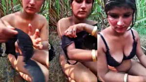 Desi Village Beauty Nude In The Outdoors