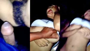 Hairy Pussy Girl Painful Fucking With Lover