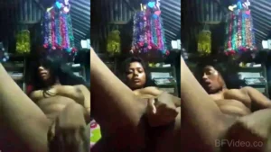 Horny Girl Crying While Dildoing Pussy