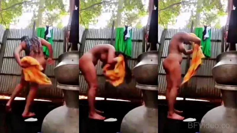 Hot Village Girl Showing For Her BF