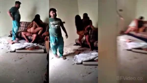 House Owner Lady Fucked By Labourers At Home