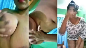 Naked Indian Girl Showing Big Boobs And Bald Pussy