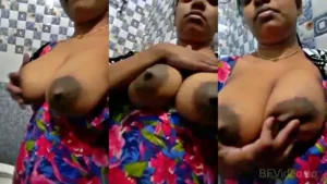 Naughty Bhabhi Showcasing Her Super Big Boobs