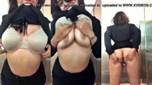 Naughty Big Tits Girl Nude Selfie Video