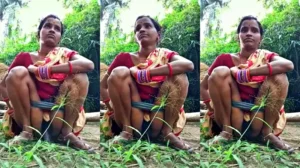 Odia Bhabhi Pissing Outdoors Selfie Video