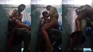 Office Colleagues Enjoying Sex In Toilet