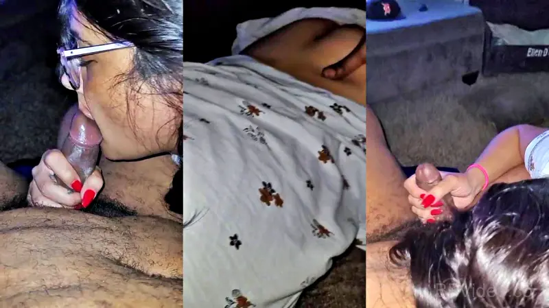 Sexy Mature Indian Girl Giving Erotic Blowjob