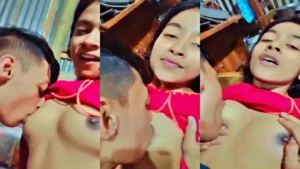 Small Boobs Village Girlfriend Boob Sucking