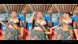 South Indian Big Boobs Wife Topless Viral Video