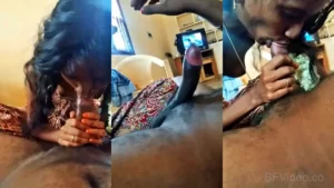 Tamil GF Deep Throating Big Dick Of BF