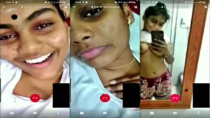 Tamil Girl Boobs Show In WhatsApp Video Call
