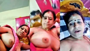 Tamil Iyer Maami Feeding Big Boobs Viral MMS
