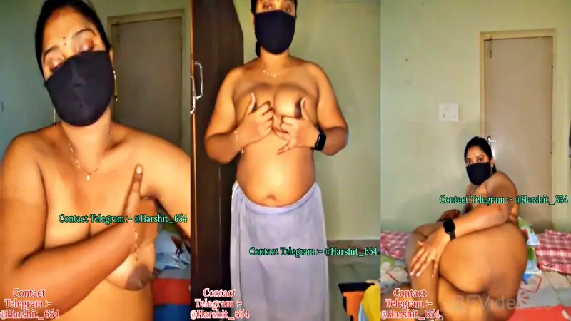 Tamil Sex Aunty Private Cam Showing Her Nudity