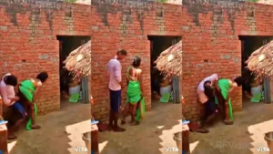 Village Bhabhi Doggystyle Sex In The Backyard