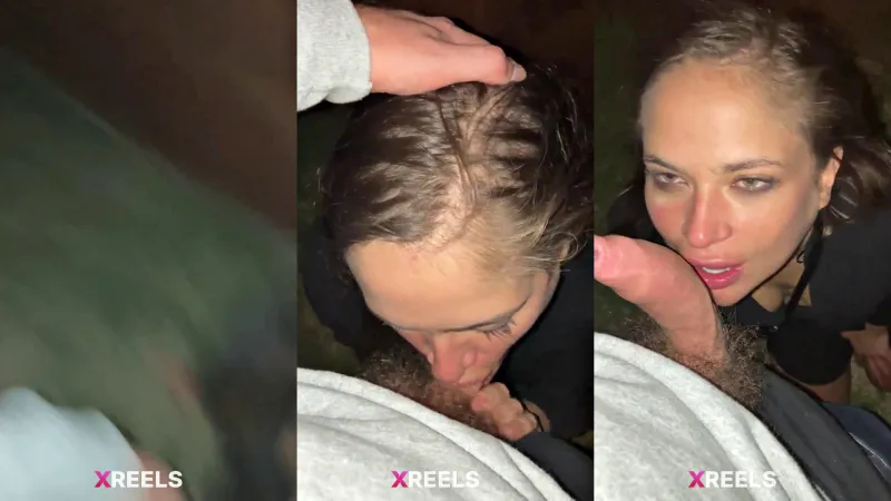 Cheating Girl Sucking Outside The Club