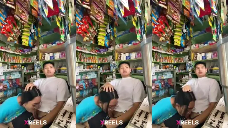 Cousins Sneaky Blowjob In Grocery Store