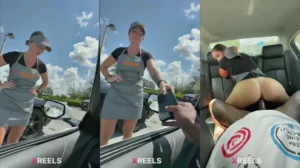 Dunkin Donuts Working Girl Banged In The Car By Rizz Black Customer