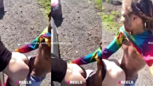 Horny Couple Fucking On Street