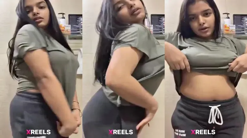 NRI Desi Busty Babe Sending Teasing Videos To BF 1