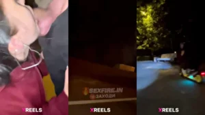 Naughty Girl Sucking Off Boy While Riding On A Scooter