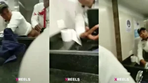 Private Security Guard Fucking Coworker In Bathroom At Night Shift