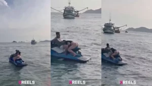 The Rich Guy Fucking His Personal Assistant Girl On His Own Jetski