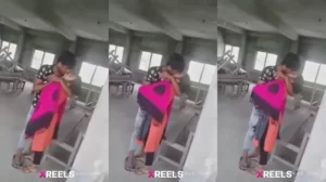 Young Couple Outdoor Kissing