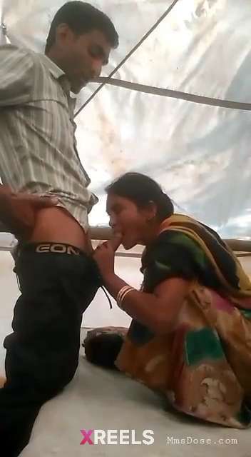 Desi Wife Sucking Dickand Quick Doggy Fucking In Tent