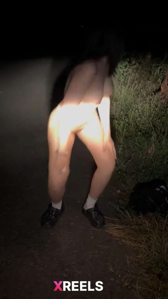 Thumbnail No 5 from Kinky College Girl Playing Naked In The Road.