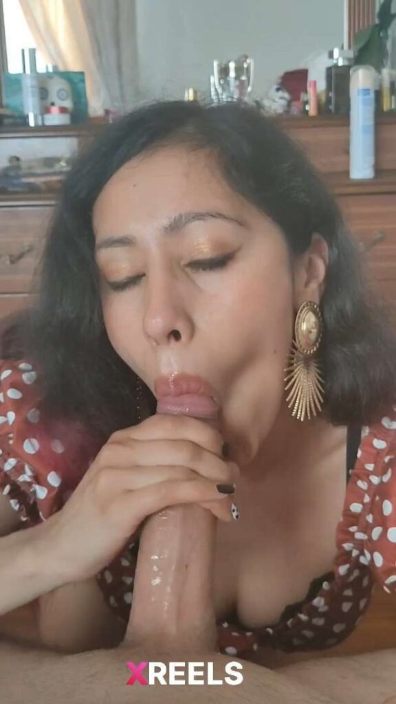 Thumbnail No 2 from NRI Desi Wife Sucking Her Lover And Making Him Cum.