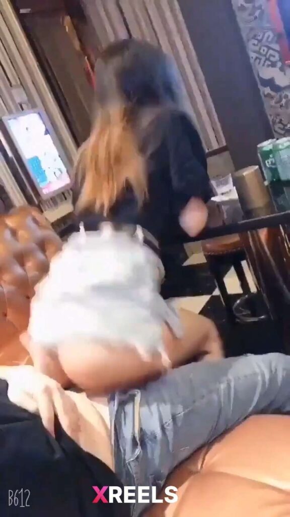 Thumbnail No 2 from Sexy Babe Riding In Restaurant.