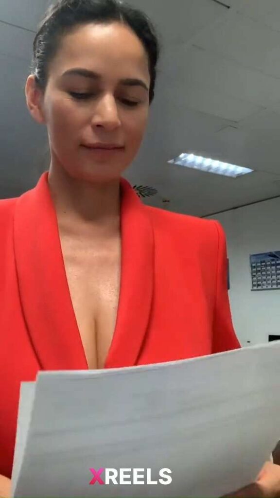 Thumbnail No 1 from Sexy Secretary Showing Boobs In Office.
