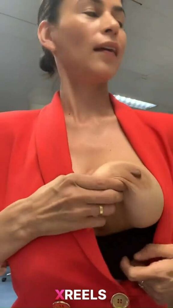 Thumbnail No 4 from Sexy Secretary Showing Boobs In Office.