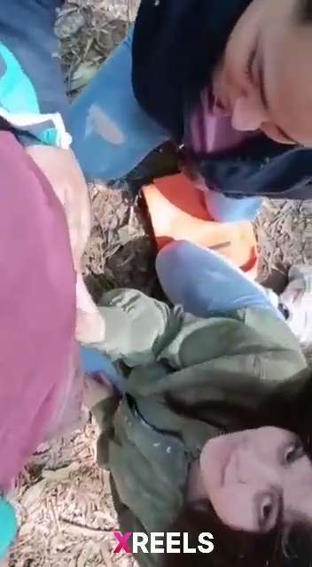 Two Sisters Fucking With Rizz Guy While Hiking In The Woods 2