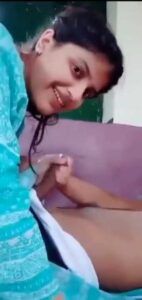 Desi Girl Gives Blowjob To Her Cousin