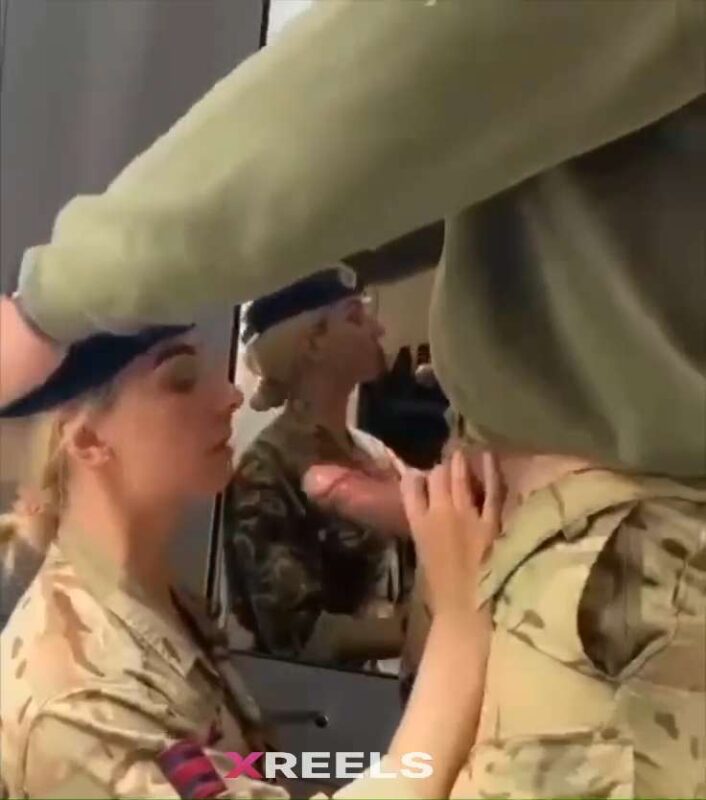 Thumbnail No 1 from Army Girl Giving Deep Blowjob 2.