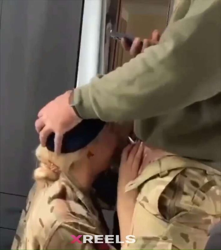 Thumbnail No 4 from Army Girl Giving Deep Blowjob 2.