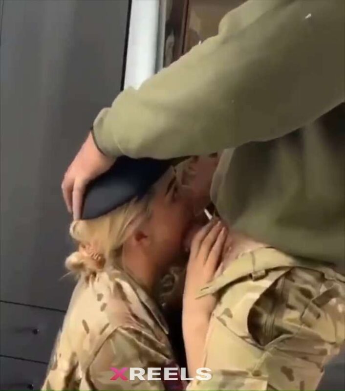 Thumbnail No 5 from Army Girl Giving Deep Blowjob 2.