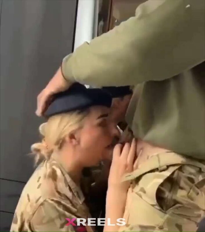 Thumbnail No 6 from Army Girl Giving Deep Blowjob 2.