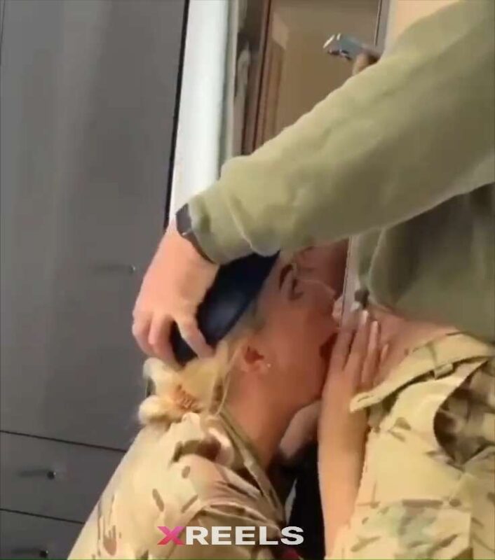 Thumbnail No 7 from Army Girl Giving Deep Blowjob 2.