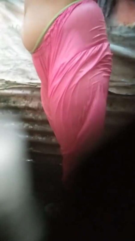 Thumbnail No 5 from Beautiful Village Wife Topless Bath Recorded Secretly Video.
